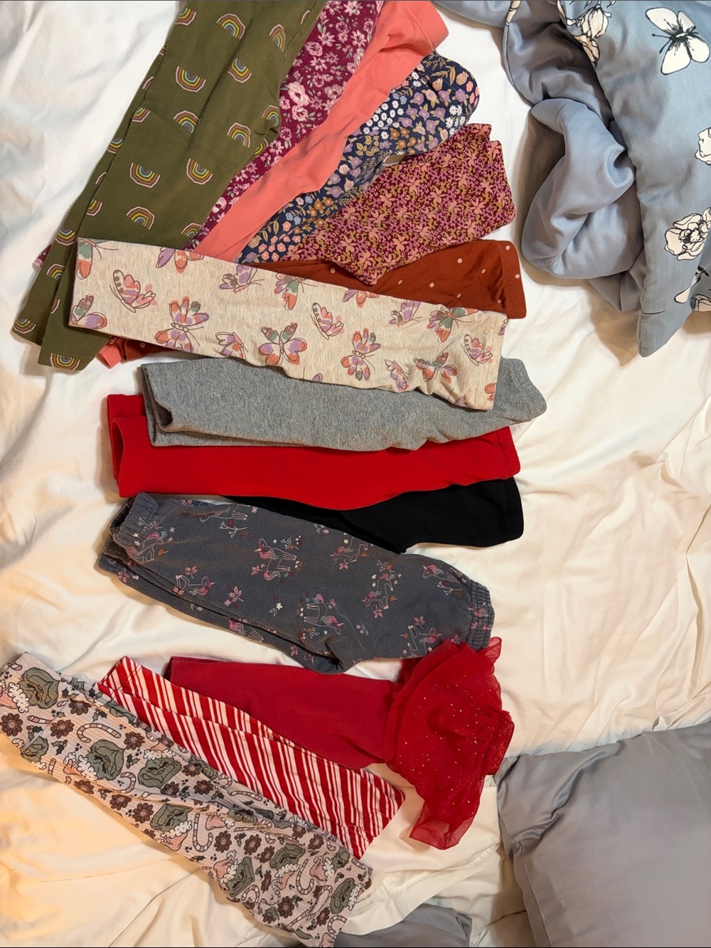 Toddler Assorted Colorful Leggings and sweatpants - Multipack